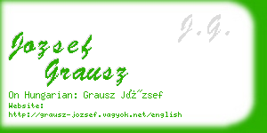 jozsef grausz business card